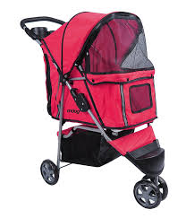Mdog2 Mk0015a 3 Wheel Front And Rear Entry Pet Stroller Red You Can Get More Details By Clicking On The Image This Is Pet Stroller Dog Stroller Stroller