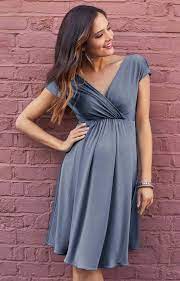 Hopefully the wedding invitation will specify whether the dress is beach casual or beach formal, but a good rule of thumb for beach wedding attire is to wear something. Francesca Maternity Dress Steel Blue Maternity Wedding Dresses Evening Wear And Party Clothes By Tiffany Rose Uk