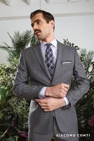 Szary Garnitur W Kratke Giacomo Conti In 2020 Mens Fashion Suit Jacket Fashion