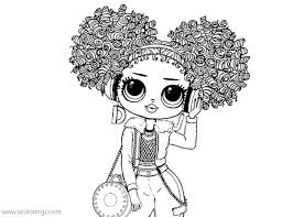 Large updated collection of 200 pieces. Lol Surprise Omg Dolls Dj Coloring Pages Xcolorings Com