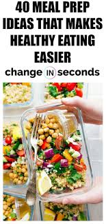 If i have a busy week, slow cooker or frozen prep it is. 40 Meal Prep Ideas For Beginners Make Eating Healthy Easy Healthy Eating Vegan Meal Prep Healthy