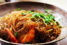 Add shrimps along with the marinade and cook for 4 minutes or until they are cooked through. Let S Hear It For Glass Noodles