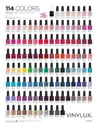 Cnd Vinylux Color Chart