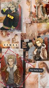 2 hawks boku no hero academia. Aesthetic Vintage Hawks Bnha Wallpaper Hero Wallpaper Anime Wallpaper Cute Anime Wallpaper