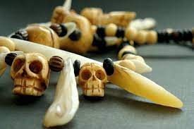 Witch Doctor Voodoo Priestess Bone Necklace Halloween Etsy Witch Doctor Voodoo Priestess Voodoo Halloween