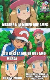 Memes De Ash Y Serena Memes Divertidos Memes De Pokemon Memes