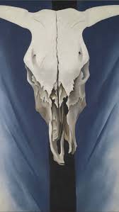 Cow S Skull Red White And Blue Detail Georgia O Keeffe Oil On Canvas 1931 The Geo Georgia O Keefe Art Georgia O Keeffe Paintings Georgia Okeefe Paintings