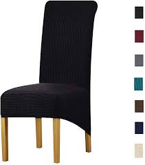 keluina special xl size long back jacquard stretch dining chair slipcovers spandex plush short chair slipcovers for chairs dining chair slipcovers slipcovers