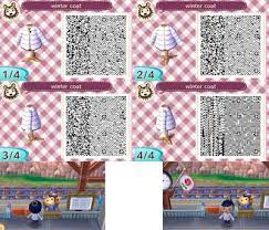 Ac New Leaf Fashion The Winter Coat Animal Crossing Qr Codes Clothes Winter Coat New Leaf