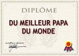 Optez pour ce diplome du meilleur papa qui fera plaisir à coup sur. Facebook