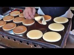 Japanese Street Food Japanese Pancake Dorayaki Jiggly Fluffy Cake Youtube Japanese Pancake Japanese Street Food Food