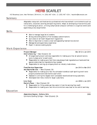 Server duties include setting and replenishing buffets, serving food and drinks at tables and facilitating a smooth service. Restaurant Food Service Chronological Resume Samples Examples Format Templates Resume Help