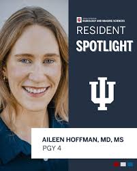 Resident Spotlight! ✨💫 Meet one of our chief residents, Aileen Hoffman,  MD, MS! #Radiology #RadiologyResidency #IU #IUSM