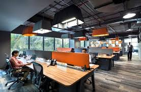 Home Office Design Concept Was Inspired By The Mid Century Industrial Era M Moser Associates The Architects Diary Office Design Concepts Office Interior Design Modern Office Interiors
