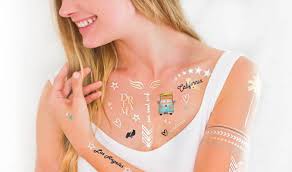 At drew's tattoos, the proceeds from our tattoo sales go toward the cost of top surgery for drew adams, a transgender teen who lives in florida. Custom Metallic Temporary Flash Tattoos Goldy La