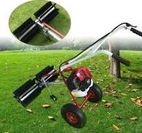 Walk-Behind Sweeper for Sidewalks and Driveways, Hand Push Lawn Sweeper for  Leaves, Grass, Snow, Grit