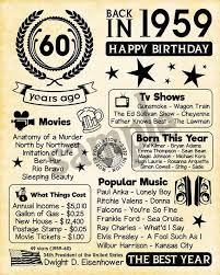 To more turns of changing our baby's nasty diaper, to lulling him to sleep at 3am in the morning; 1959 Fun Facts 1959 60th Birthday For Husband Gift For Etsy 60th Birthday Ideas For Dad 60th Birthday Ideas For Mom 60th Birthday Party