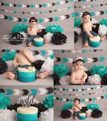 Cake Smash 1st Birthday Decoration Ideas For Boy At Home Modern Boy Cake Smash Session Tribal Arrows Teal White And Black Cake Smash Session Wild One Cak Smash Cake Boy Birthday Cake Smash 1st Birthday Cake Smash