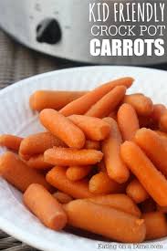 After the carrots are tender, drain the water, and add the glaze ingredients to the carrots. Try This Easy Sweet Glazed Carrots Recipe It Is Our Favorite Kid Friendly Crock Pot Carrots Recipe The Ki Glazed Carrots Recipe Carrot Recipes Glazed Carrots