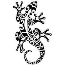 Maori Gecko Tattoo Tatuagem De Lagarto Tatoo Projetos De Tatuagem