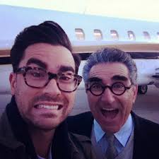 But the younger levy wears many other hats, including showrunner, writer, occasional director, and. Emmys 2020 Eugene Levy Dan Levy Throwback Photos People Com