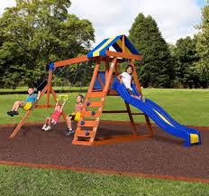 When looking for the best playground sets for backyards, consider the sizes, designs and materials. Small Backyard Playsets The 10 Best Playsets For Small Yards