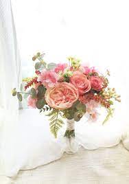 新娘手捧花 客制化 此為作品參考不設重做 結婚 結婚禮物 絲花 forest for rest 森林漫步 pinkoi silk flower bouquets silk flower
