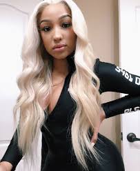 Pinterest Jay Ebony Dyed Blonde Hair Frontal Hairstyles Blonde Hair Black Girls