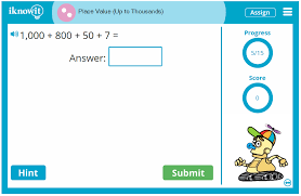 Interactive Math Lesson Place Value Up To 9 999