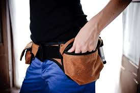 Personalized brown leather tool belt, wrench holder, craft tool belt, mechanic tool belt | gift for crafters, mechanics, hobbyists. Hips On With Fabric Horse Superhero Utility Belt Wired