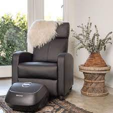 Fdw Wingback Recliner Chair Leather Single Modern Sofa Home Theater Seating For Living Room Black Sofa Home Home Theater Seating Modern Sofa