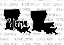 Louisiana Svg Png Dxf State Home Outline Instant Download Etsy Louisiana Svg Free Design Software Cricut