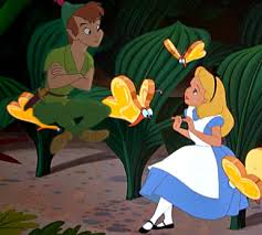 Disney Crossover Photo Peter Pan X Alice Disney Crossovers Disney Alice Disney Art