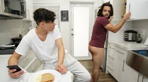 Tattooed Stud Chris Star Takes His Little Step Bro Dante Drackis Cock In  The Kitchen - BrotherCrush