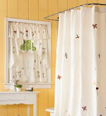 Features decorative marbled burgundy on a crisp white polyester curtain. Simple Small Bathroom Window Curtains Novocom Top