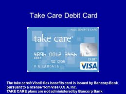 Register for your chance to win a $2,000 visa® prepaid card. Take Care Debit Card The Take Care Visa Flex Benefits Card Is Issued By Bancorp Bank Pursuant To A License From Visa U S A Inc Take Care Plans Are Ppt Download