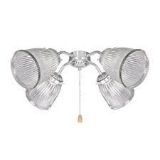 4.2 out of 5 stars. Lot Of 3 Clear Ribbed Glass Ceiling Fan Light Globe Shades Replacement Home Garden Com Lamps Lighting Ceiling Fans