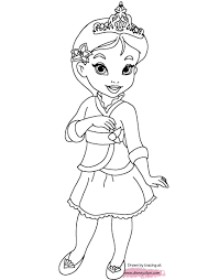 Princess coloring page print princess pictures to color at. Baby Cinderella Coloring Novocom Top