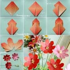 Baiklah, just in case ada di antara kamu yang belum tahu, origami itu adalah seni melipat kertas yang berasal dari negeri sakura, jepang. Cara Membuat Bunga Dari Kertas Unik Bunga Kertas Tisu Bunga Kertas Kerajinan Bunga Kertas