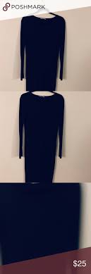 Double Zero Midi Black Dress M Black Midi Dress Dresses Black Dress