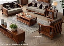 Three seater sofa/two seater sofa/modern sofa set ideas,design and inspo kenya/sofas for sale in nairobi kenya. Wooden Sofa Set Pure Teak Wood Sofa Set Fedisa Furniture