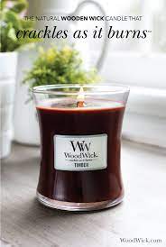 Woodwick Candles Crackles As It Burns With Pluswick Innovation One Of Two Patented Natural Wooden Wicks Desi Wood Wick Candles Candles Wooden Wick Candles