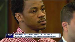 Police said appling and the man got into an argument saturday evening that escalated into a physical fight. Turns Out He Had A Significant Amount Of Heroin In The Car Fmr Msu Basketball Star Keith Appling Charged With Drug Distribution