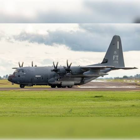 Avião militar HC-130J Combat King II da Força Aérea dos Estados Unidos