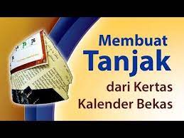 Cara membuat dan melipat tanjak bersama wak idang dari bahan kain songket dan/atau kain pelikat. Make Tanjak Melayu Riau From Used Calendar Paper Youtube Kertas Kalender Papan