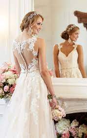 Lace Illusion Back Wedding Dress Wedding Dress Illusion Back Stella York Wedding Dress Wedding Dresses