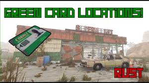 Want to see the information on the magnetic strip in your credit card? All Green Card Locations Rust Tutorial 1 3 Youtube