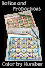 Ratios And Proportions Color By Number Distance Learning Ratios And Proportions Middle School Math Classroom Math Engagement