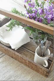 Buckets Of Burlap Tray Organization Accent Decor Cozy House