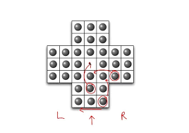 Peg Solitaire Brainvita Easily Remembered Solution How To Solve Th Puzzle Solving Solitaire Games Solitaire